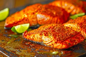Blackened Salmon with Quinoa and Kale (Healthy)