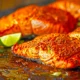 Blackened Salmon with Quinoa and Kale (Healthy)