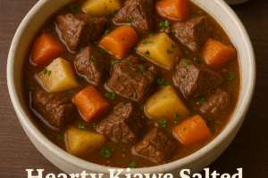 Hearty Kiawe Salted Beef Stew