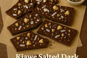 Kiawe Salted Dark Chocolate Bark