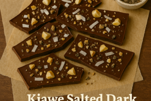 Kiawe Salted Dark Chocolate Bark